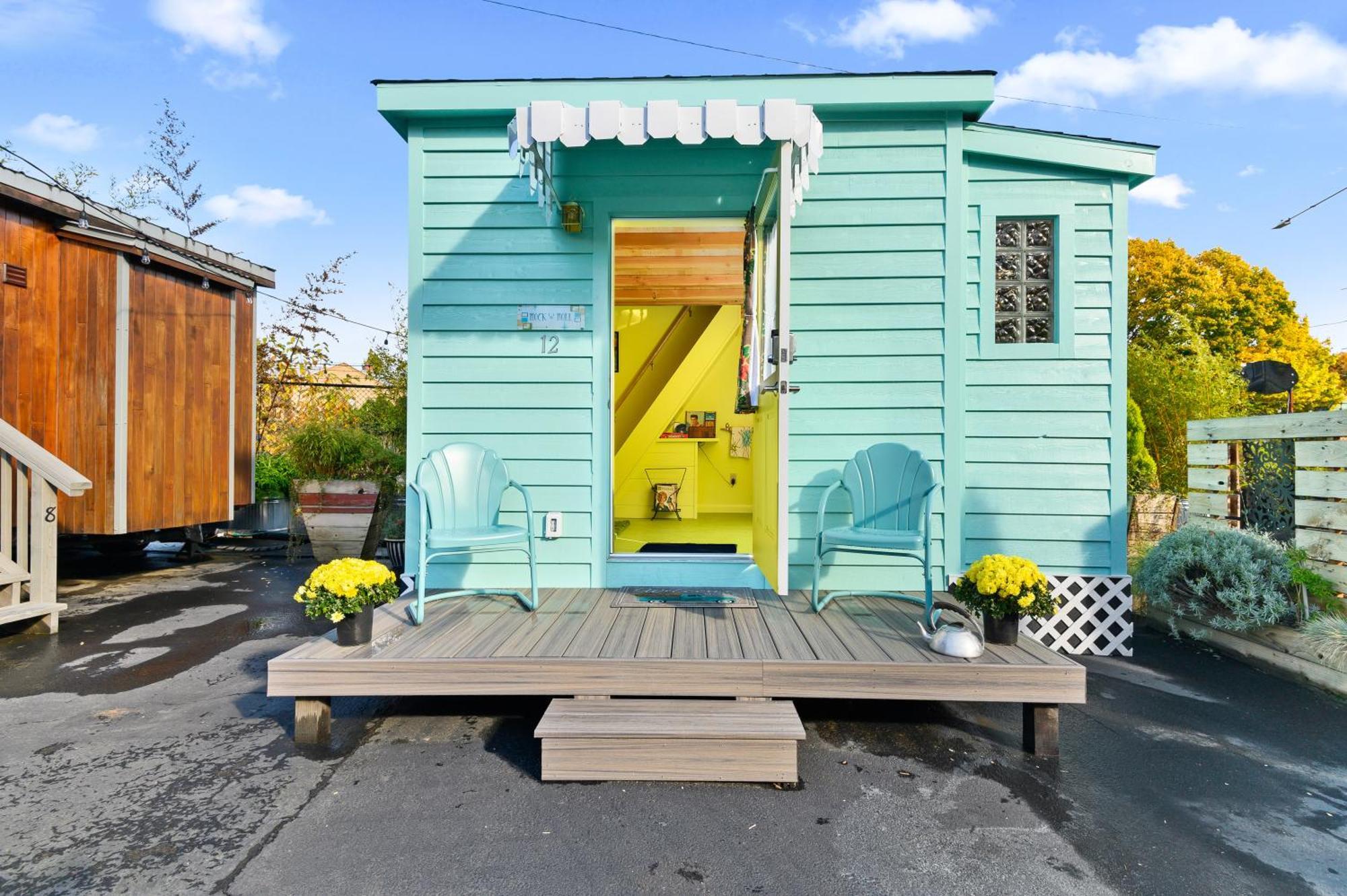 Tiny Digs - Hotel Of Tiny Houses بورتلاند الغرفة الصورة